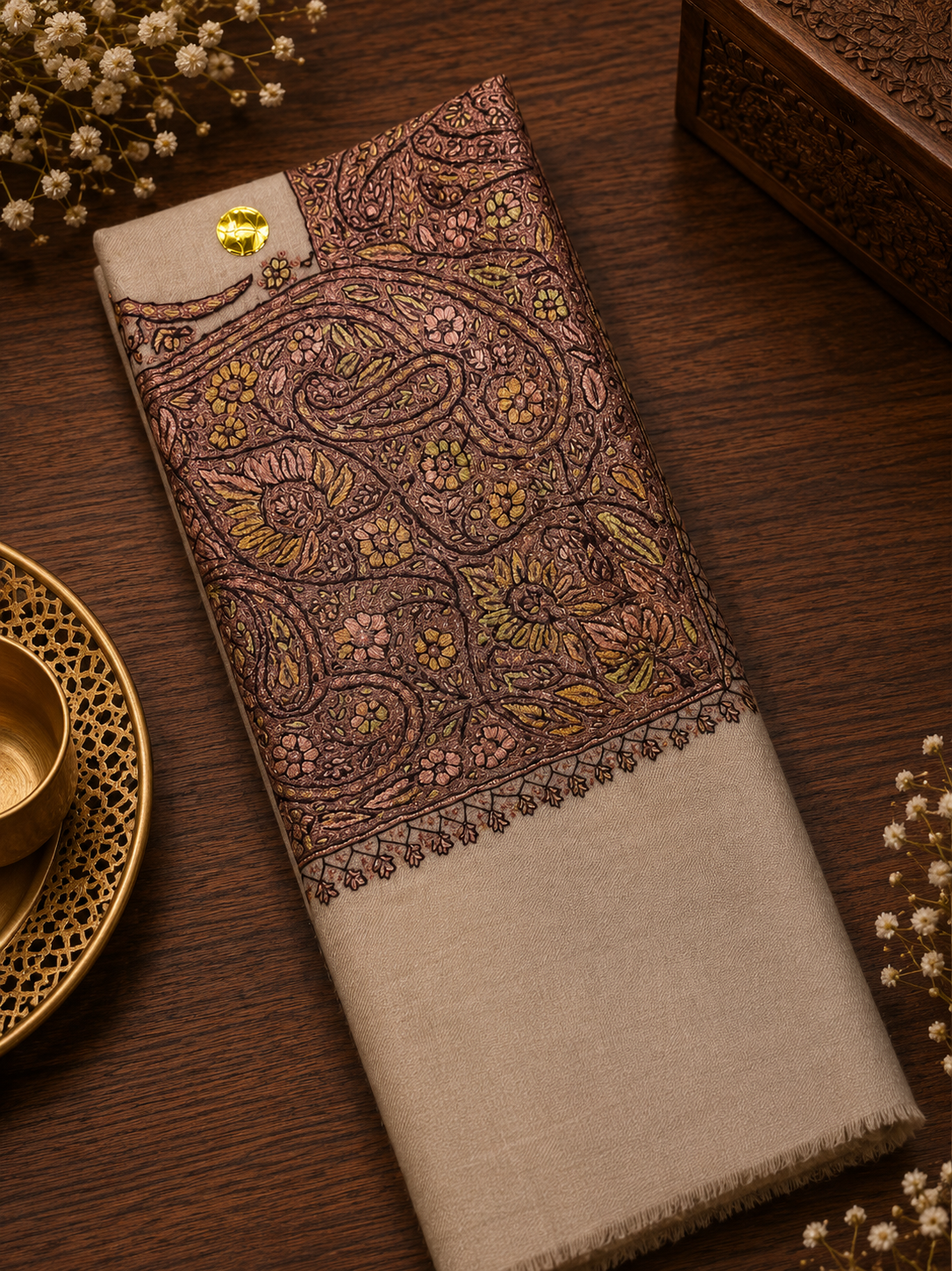 Plum Paisley, product photograph