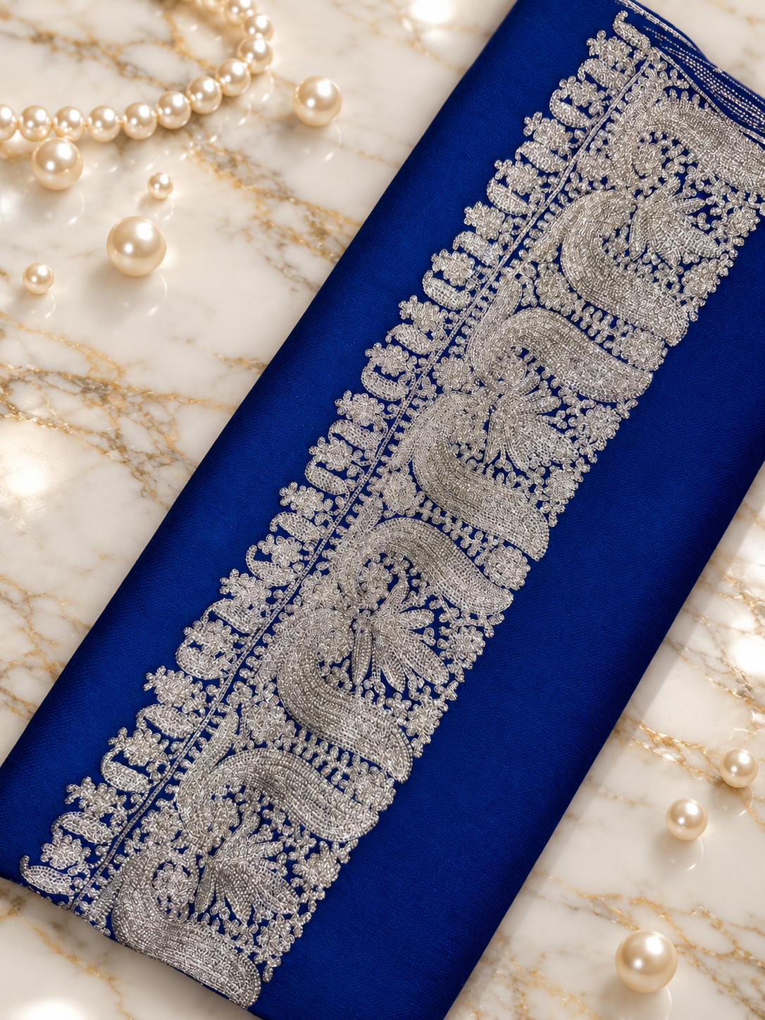 Royal Blue & Silver